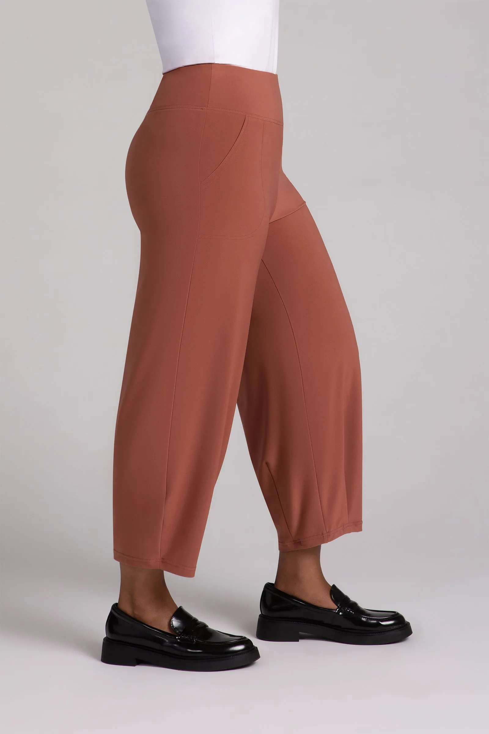 Narrow Lantern Pant Plus | Terra