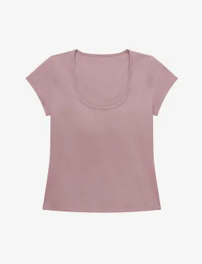 Organic Cloud Cotton Shelf Bra Tee