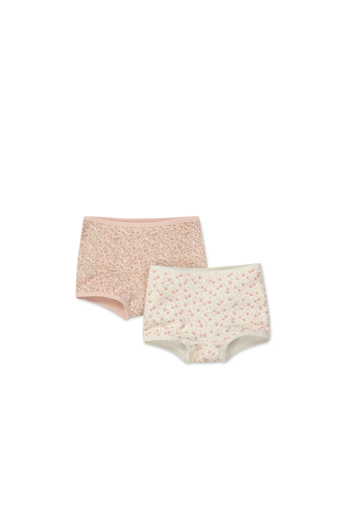 Organic Cotton 2PK Girls Shortie - Amber Rose/Emmy Egret