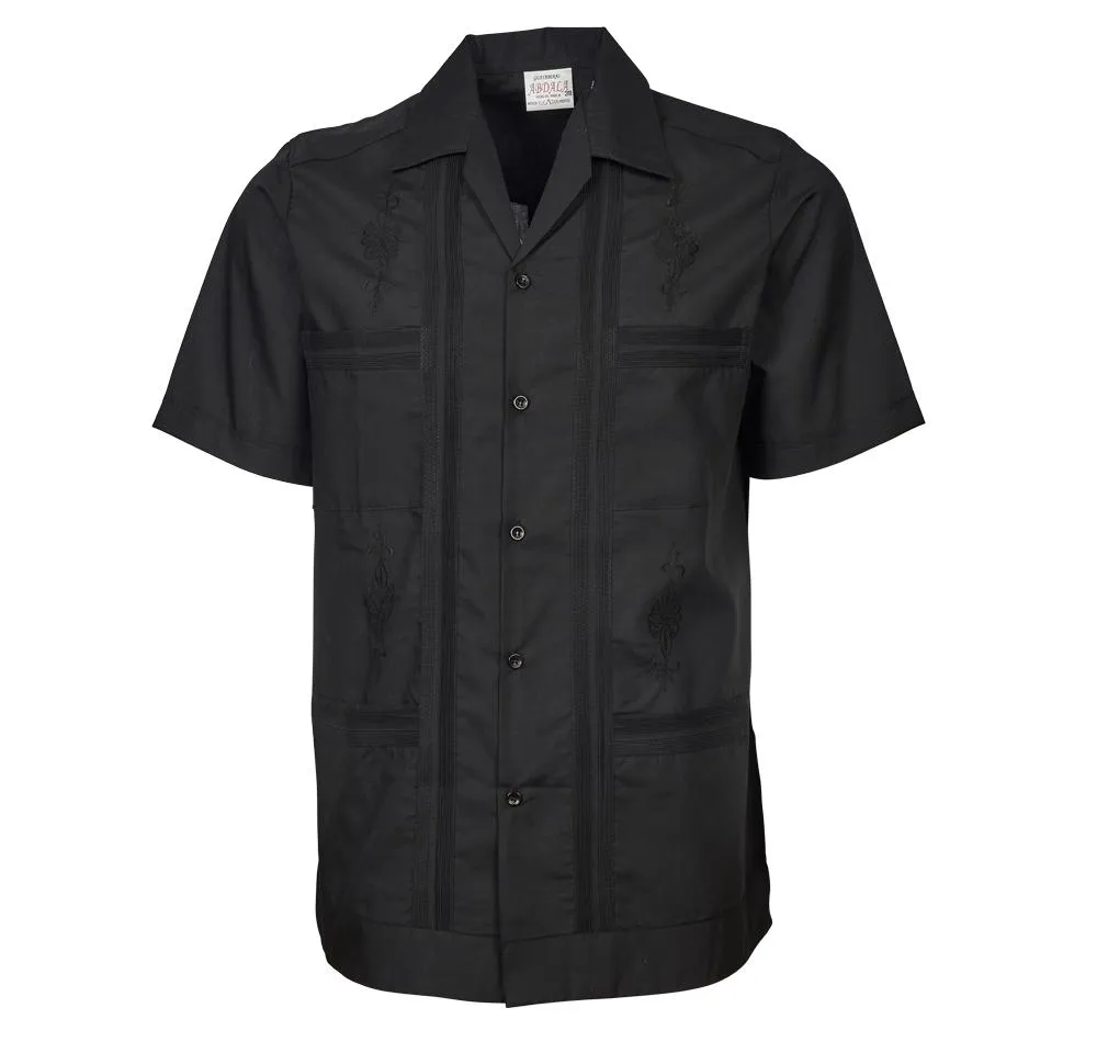 Original Guayabera - Men's Short Sleeve | Embroidered | Polyester-Cotton Blend