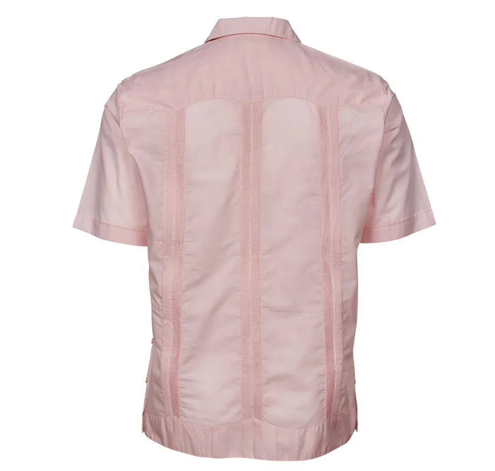 Original Guayabera - Men's Short Sleeve | Embroidered | Polyester-Cotton Blend