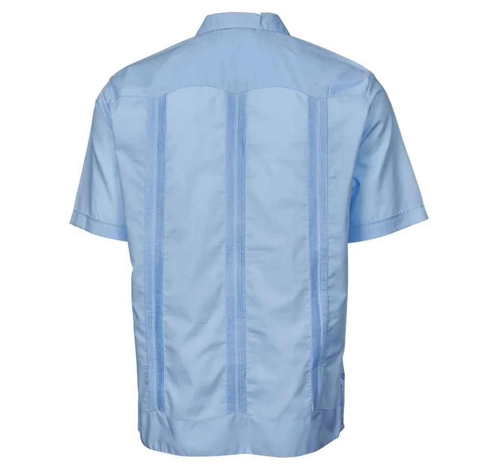 Original Guayabera - Men's Short Sleeve | Embroidered | Polyester-Cotton Blend