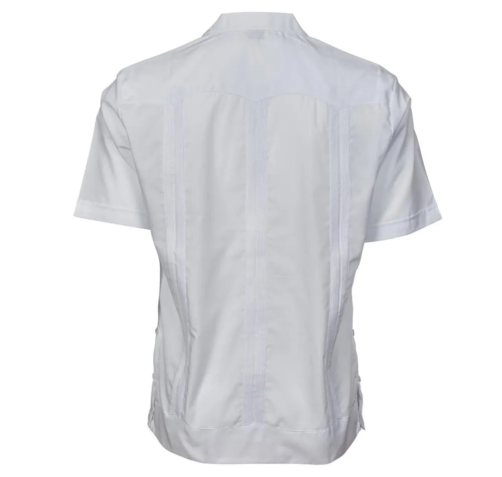 Original Guayabera - Men's Short Sleeve | Embroidered | Polyester-Cotton Blend