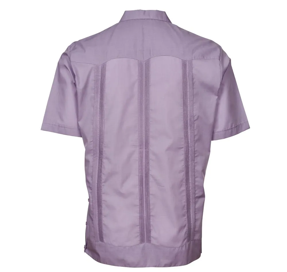 Original Guayabera - Men's Short Sleeve | Embroidered | Polyester-Cotton Blend