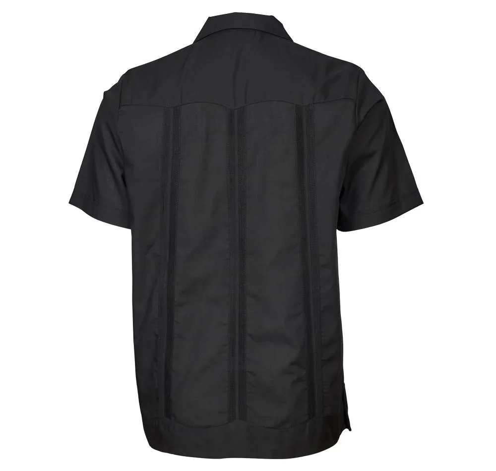 Original Guayabera - Men's Short Sleeve | Embroidered | Polyester-Cotton Blend