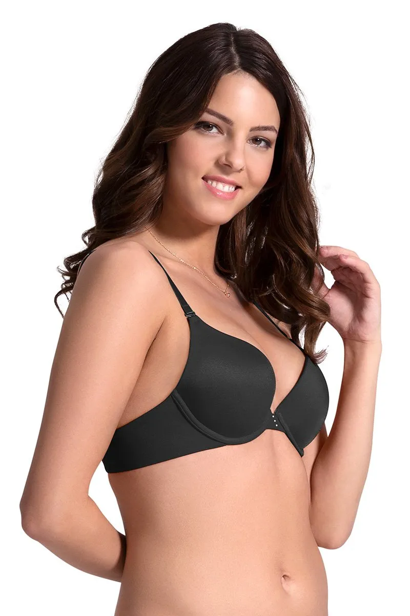 Perfect Lift  Padded Wired Seamless Bra - Black