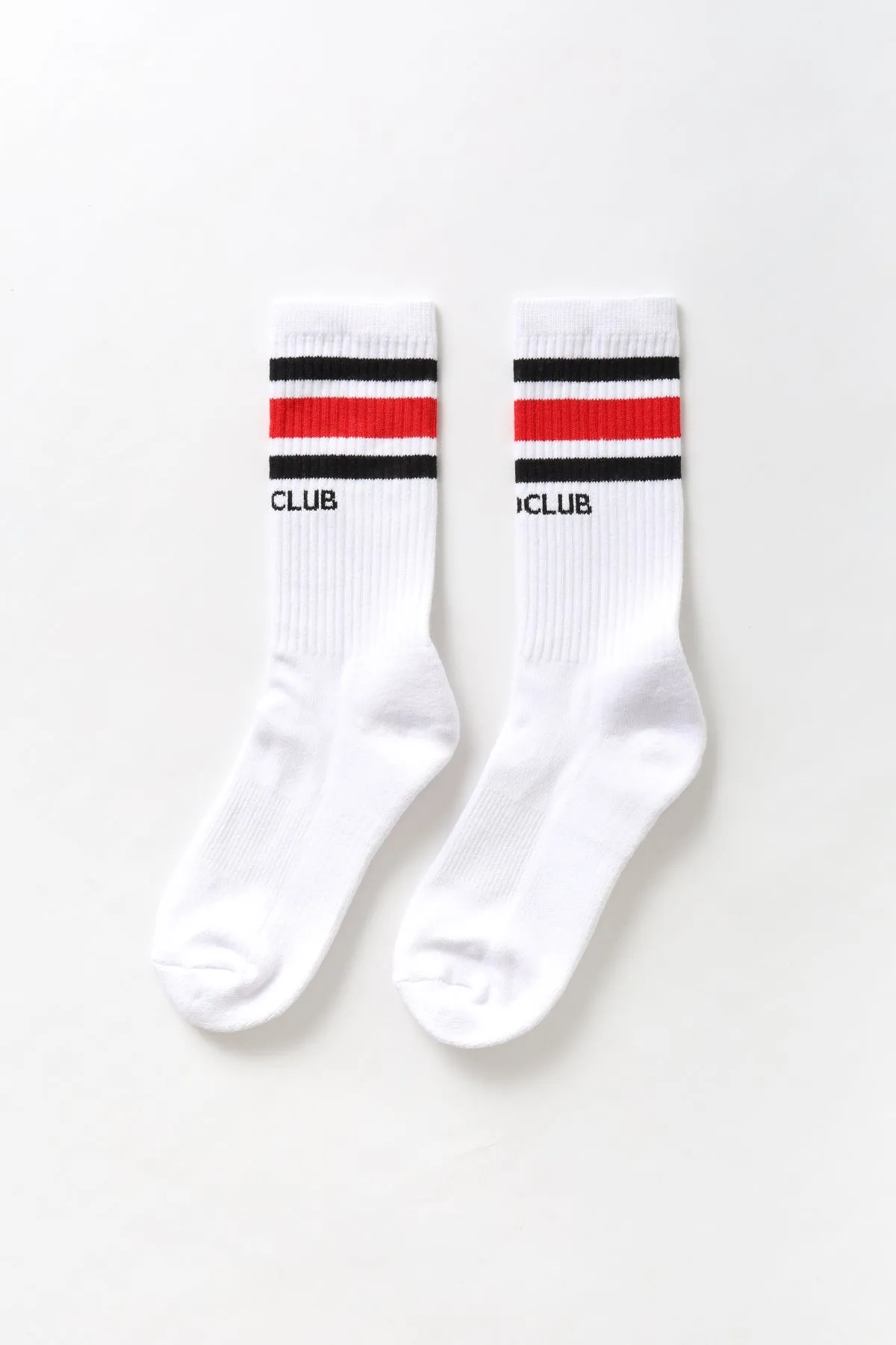 Pro Club - Striped Crew Socks - Red/Black