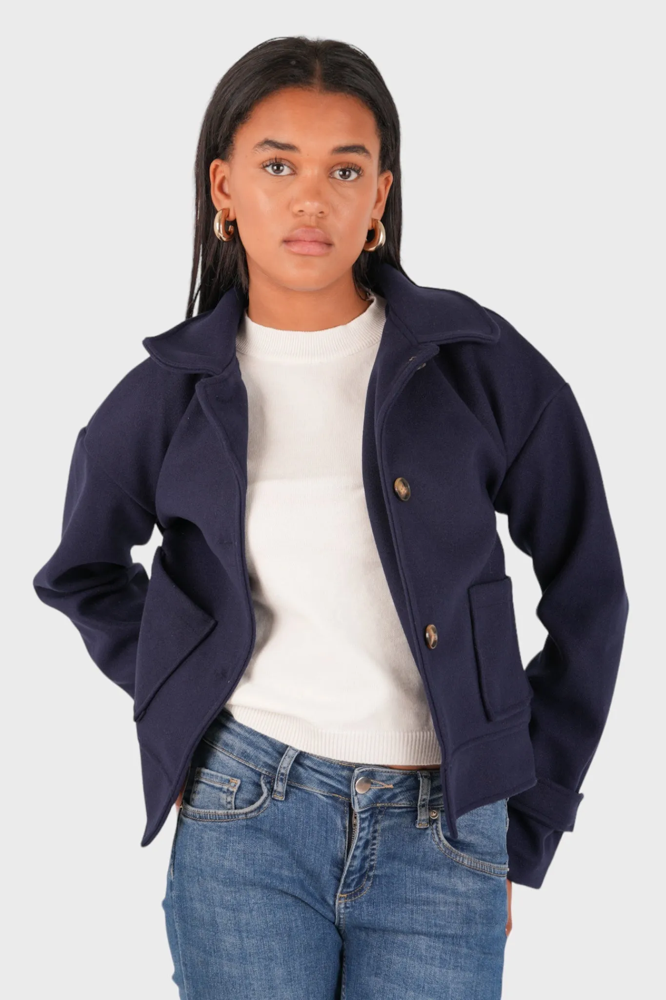 "Copenhagen" coat navy