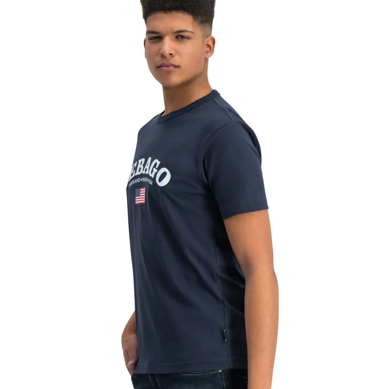 Sebago Rudder T-Shirt  Blue Marine