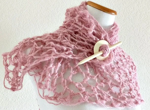 Soft as a feather shawl pattern