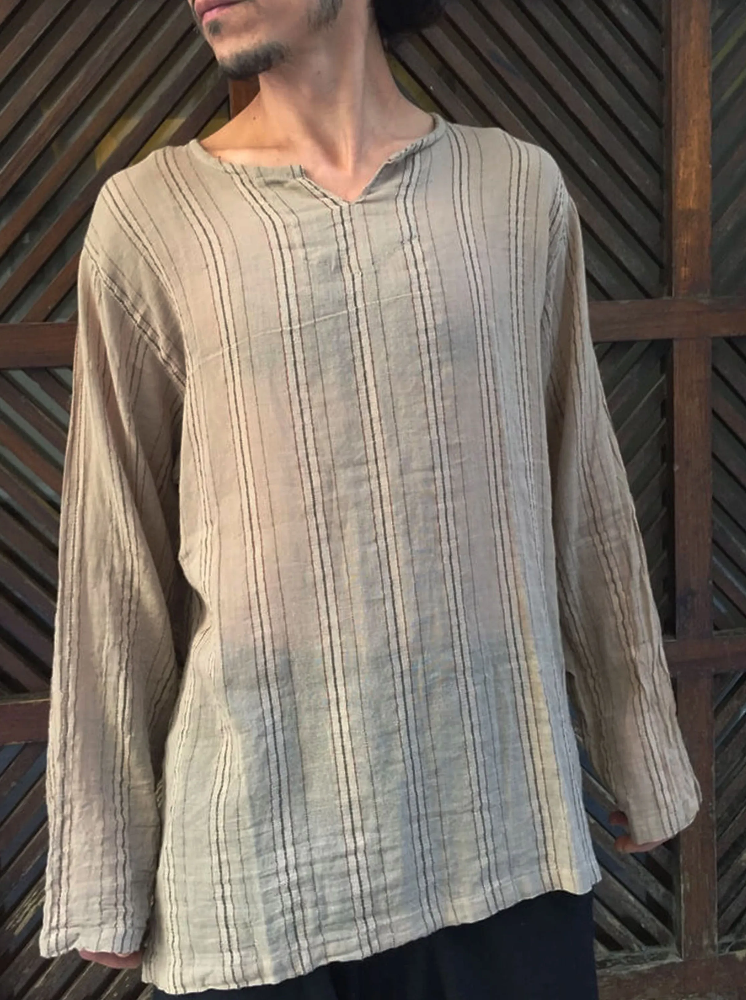 Striped Short Kurta