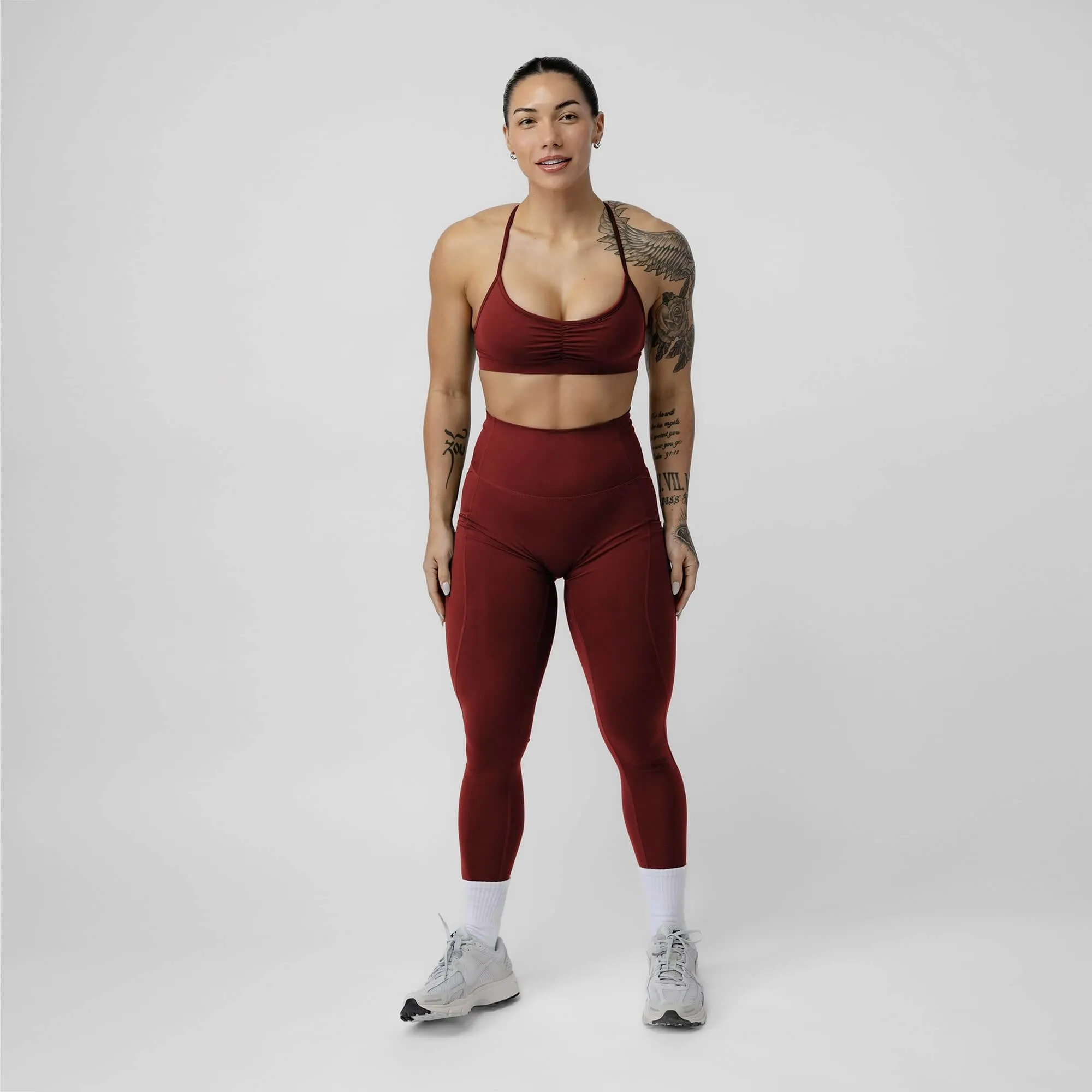 Strive Bra - Ember Red