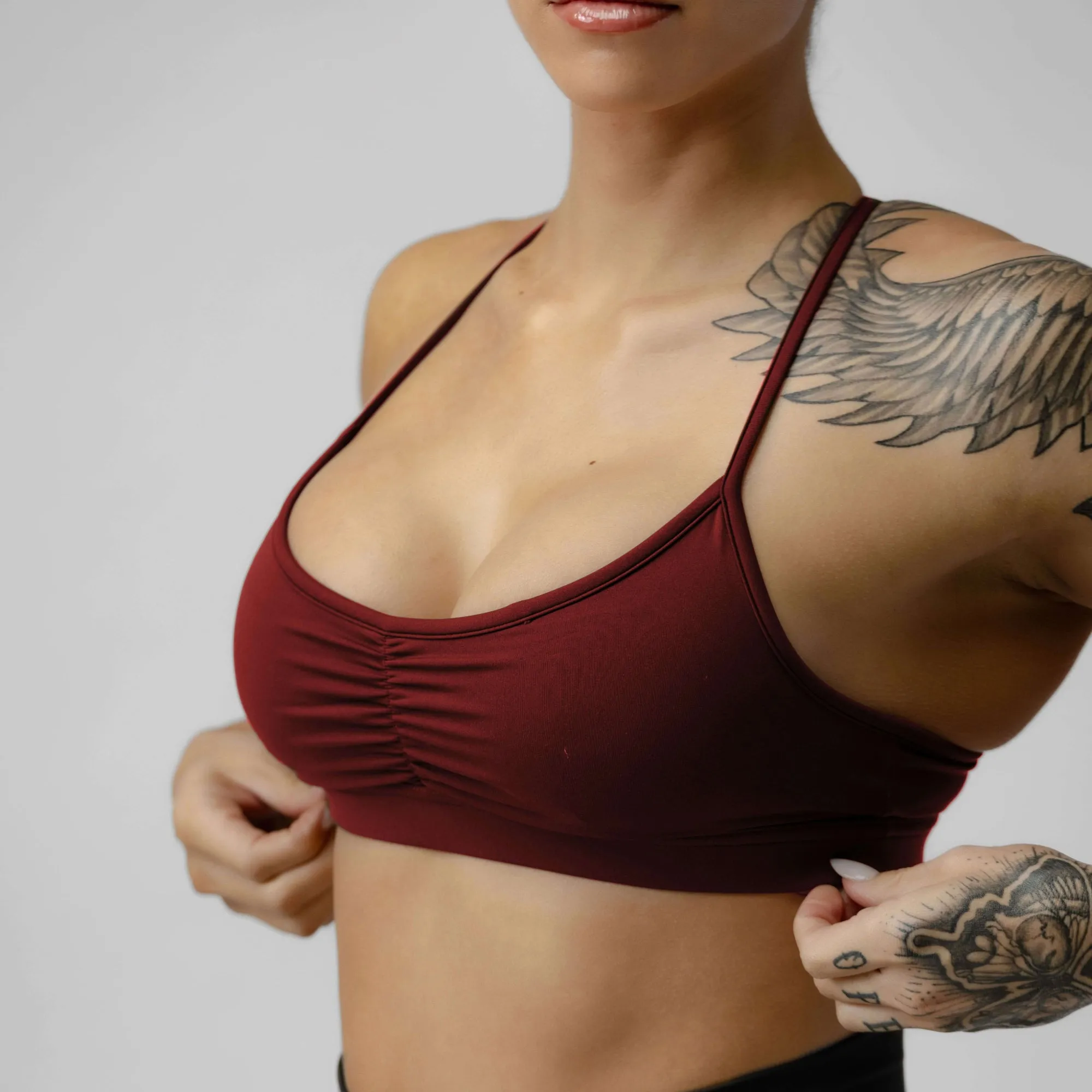 Strive Bra - Ember Red