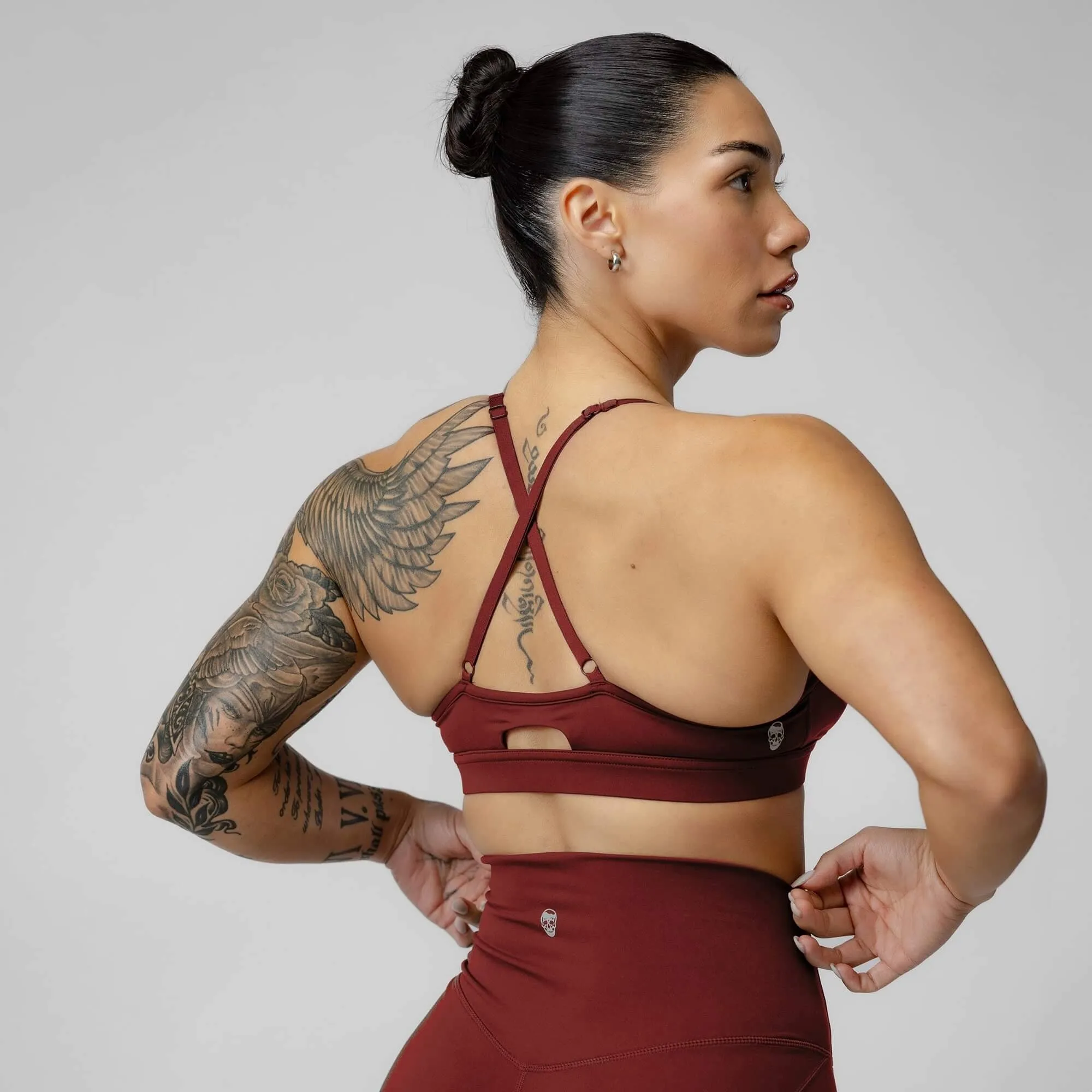 Strive Bra - Ember Red