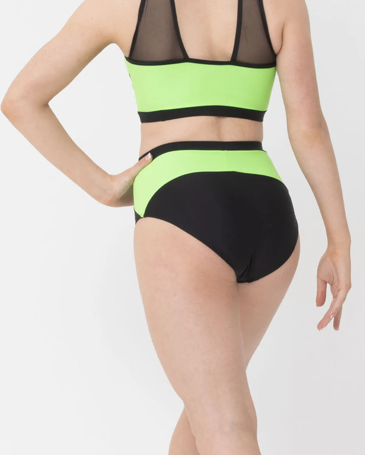 Studio 7, TENILLE BRIEFS, Neon Green, Adults, ADS12