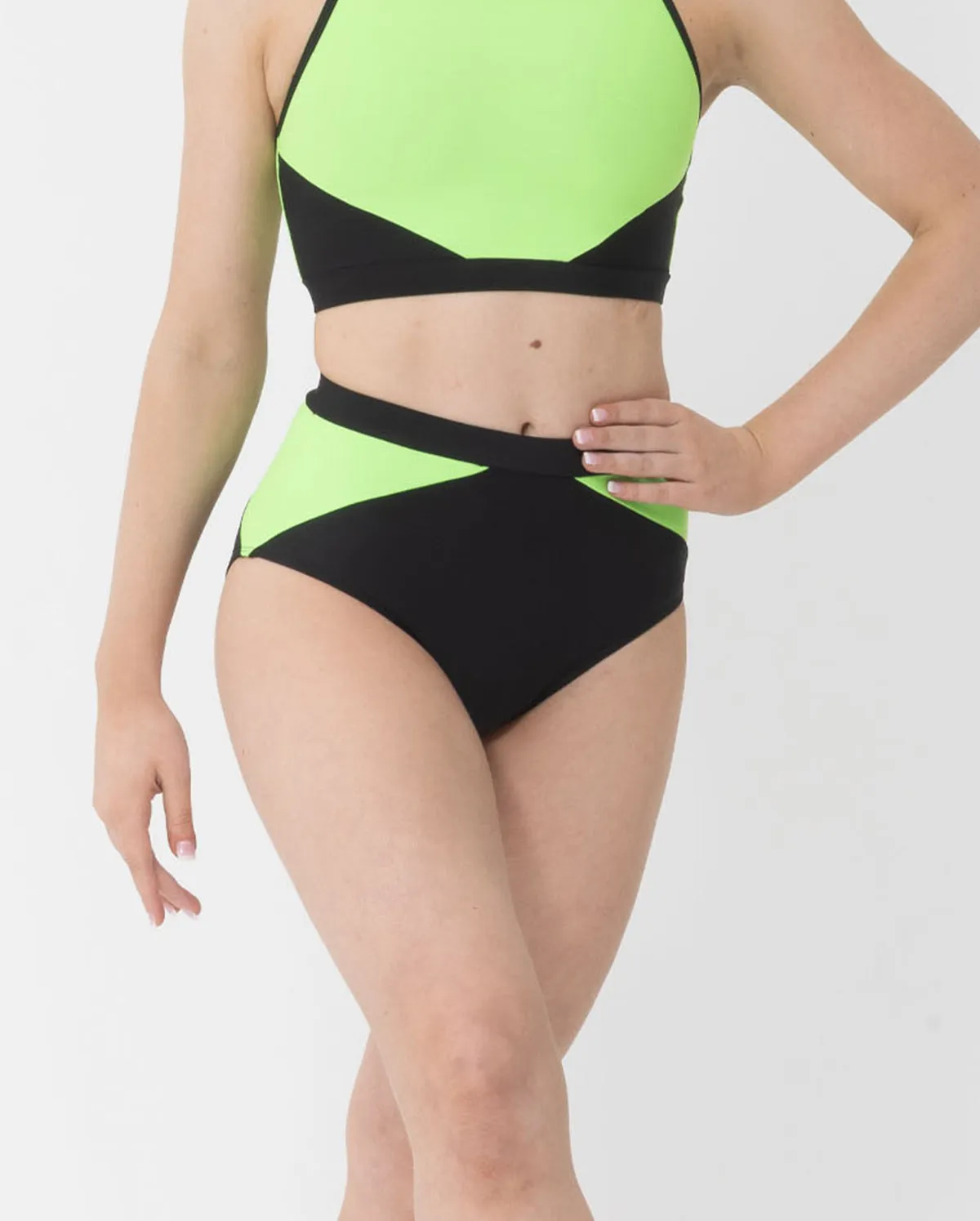 Studio 7, TENILLE BRIEFS, Neon Green, Adults, ADS12