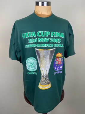 T-Shirt | 2003 | Celtic vs Porto | UEFA Cup Final | Bootleg T-Shirt