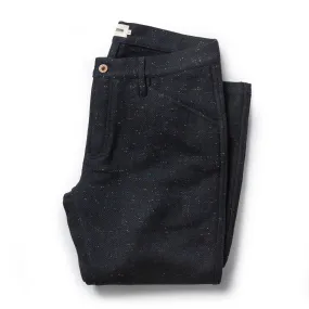 The Camp Pant in Navy Donegal Herringbone