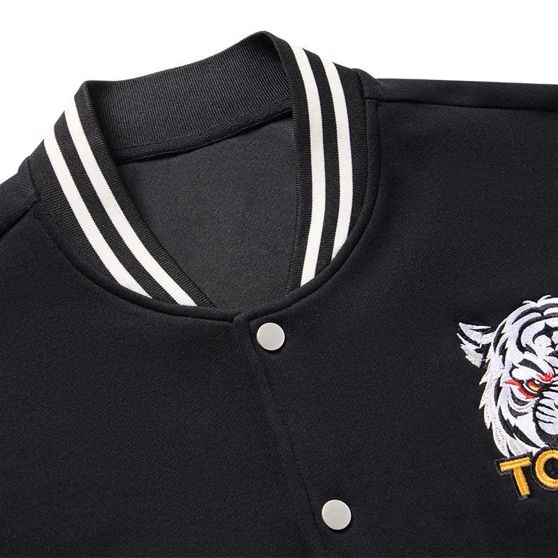 Tokyo-Tiger Catzilla Vintage Embroidery Varsity Jacket