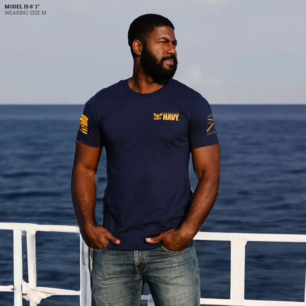 USN - Men's Semper Fortis T-Shirt - Navy