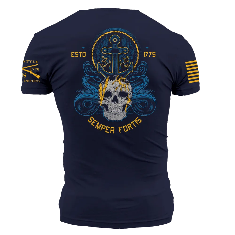 USN - Men's Semper Fortis T-Shirt - Navy