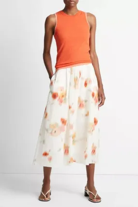 Vince Poppy Blur Skirt