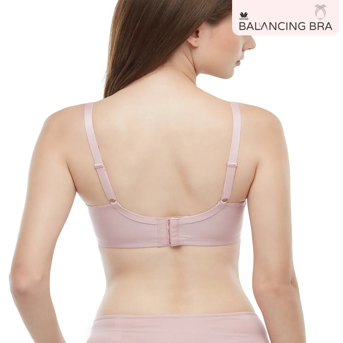 Wacoal Balancing Bra รุ่น WXB512 สีชมพูกุหลาบป่า (WR)