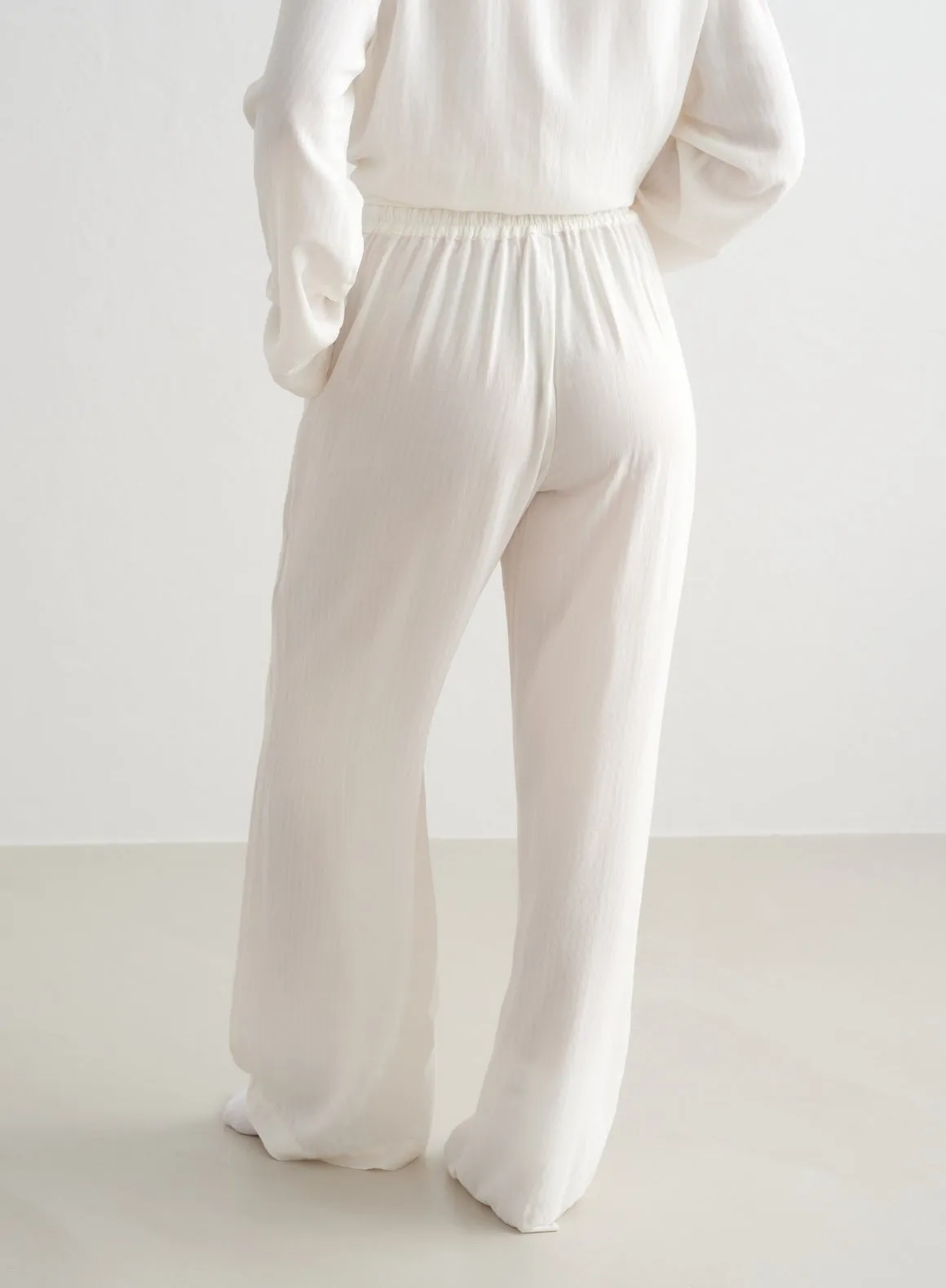 White Pyjama Pants