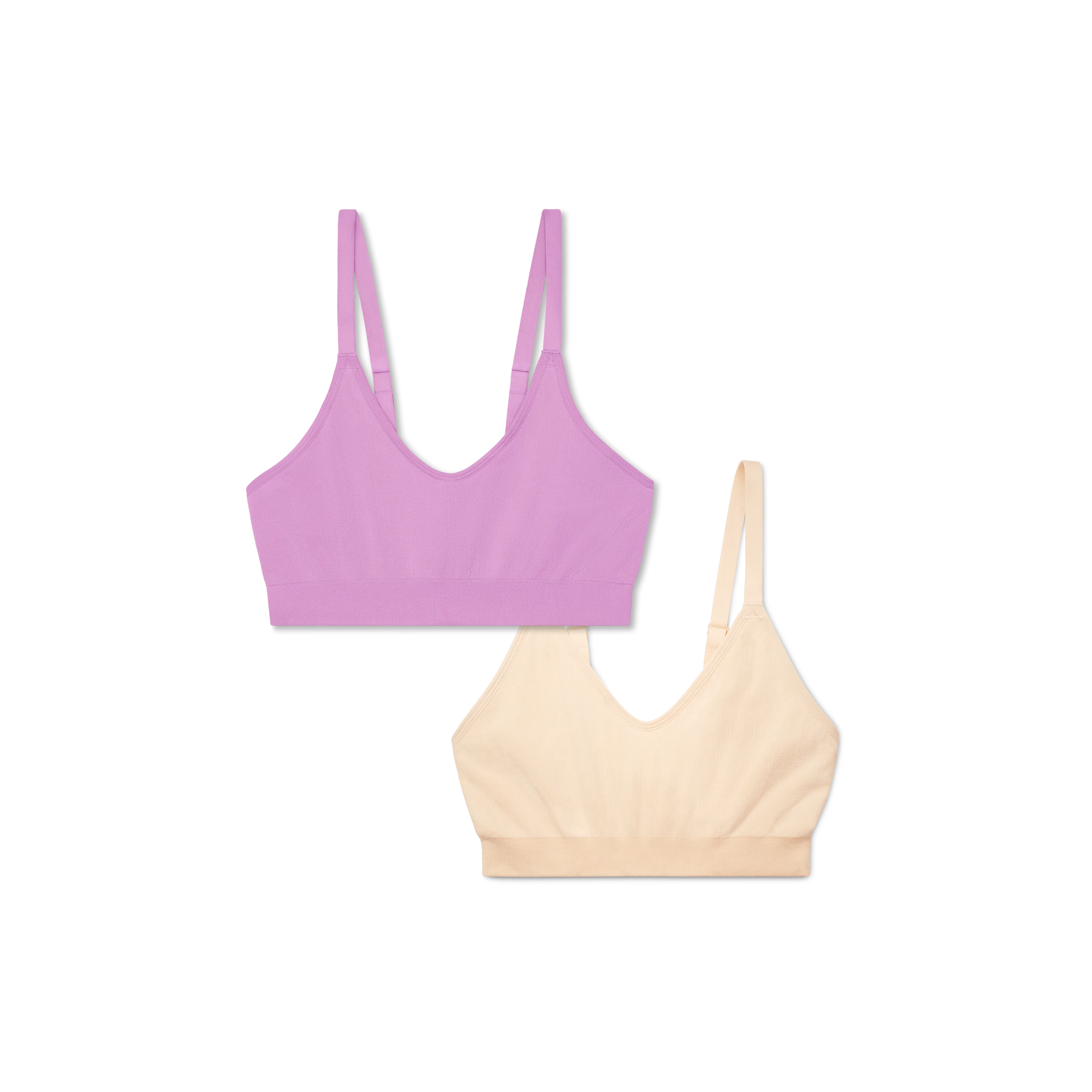 Women's Seamless Scoop Bralette 2-Pack