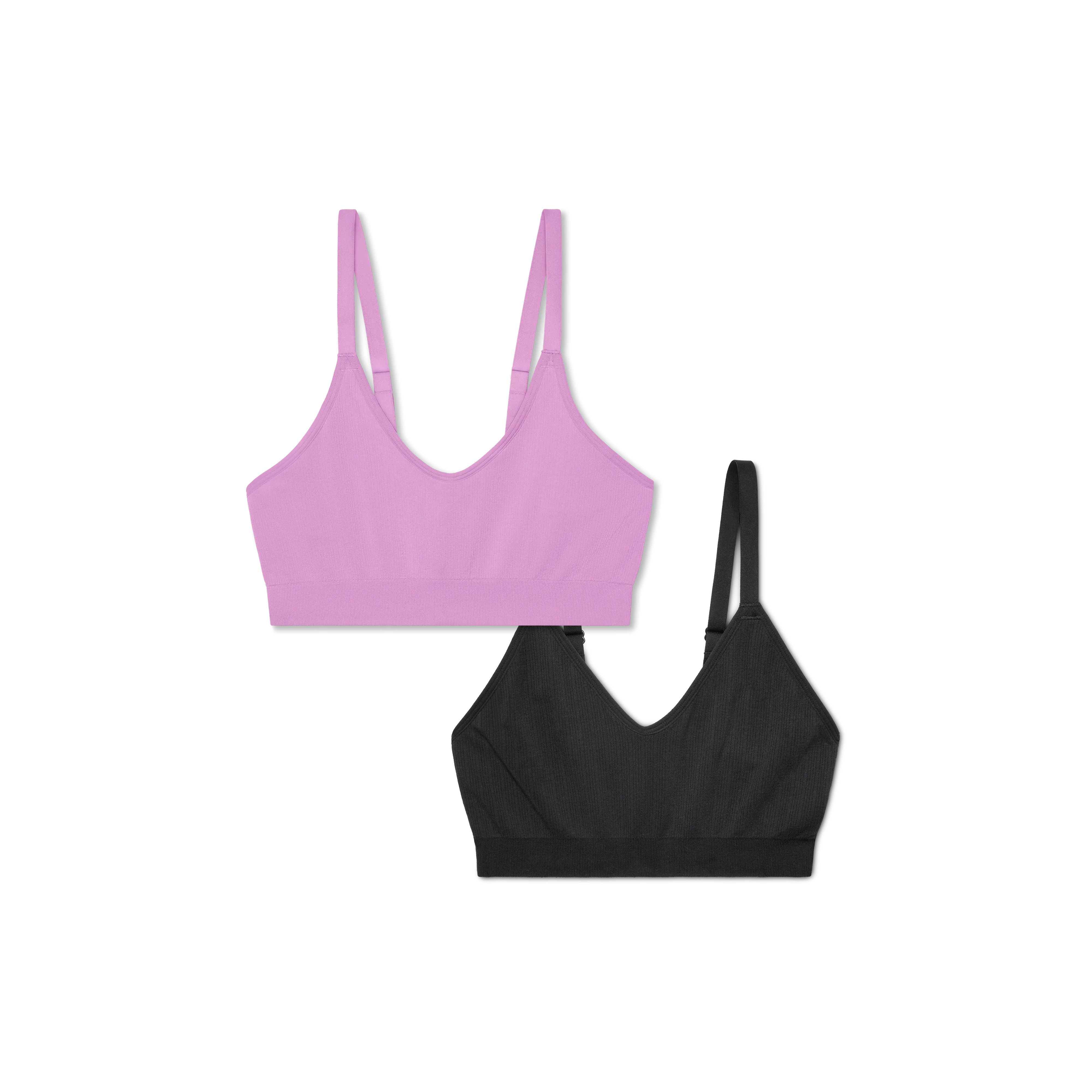 Women's Seamless Scoop Bralette 2-Pack