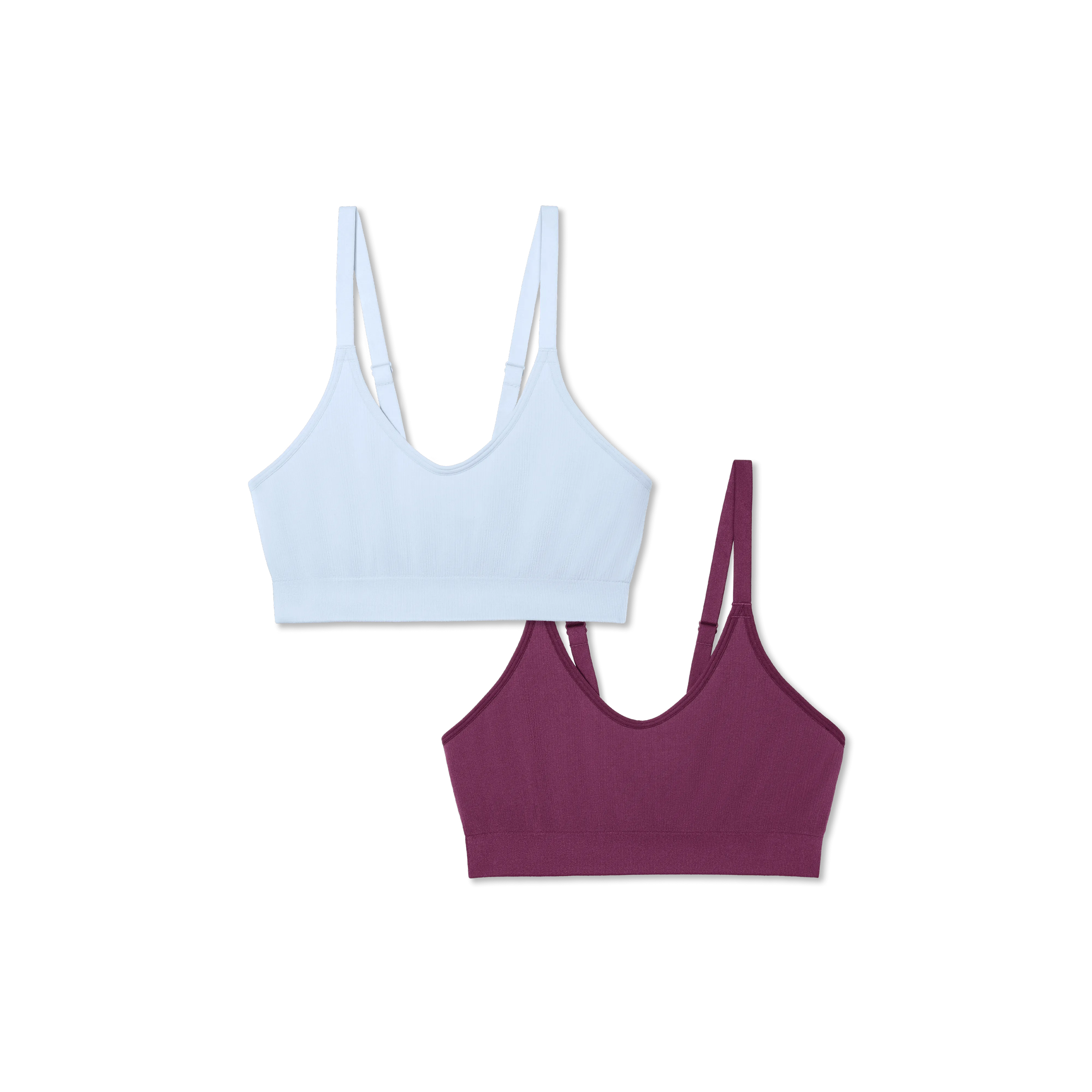 Women's Seamless Scoop Bralette 2-Pack