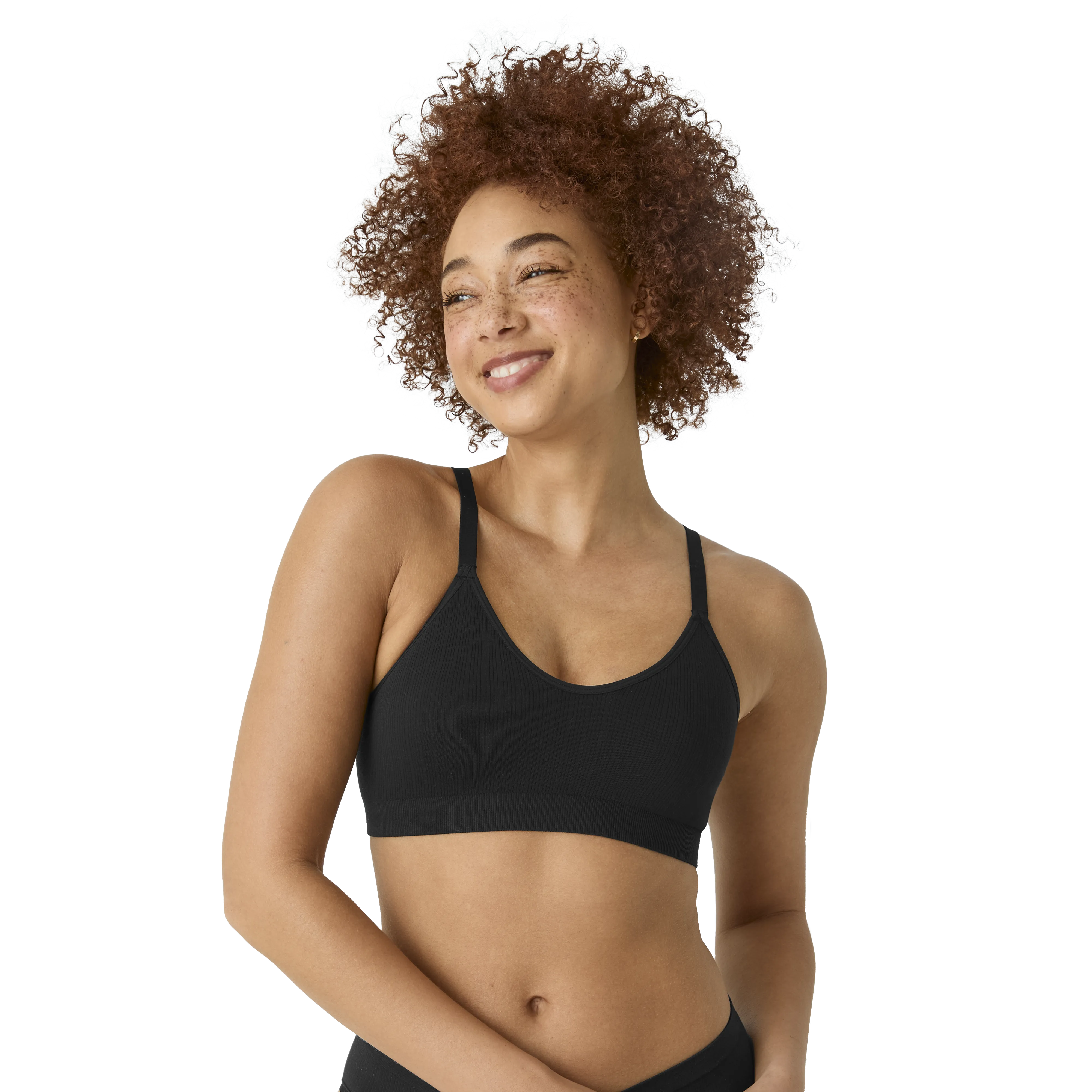 Women’s Seamless Scoop Bralette   High Rise Brief